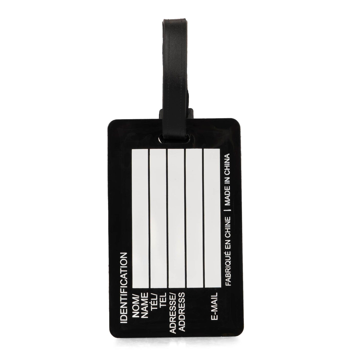 Étiquette à bagages d'identité canadienne