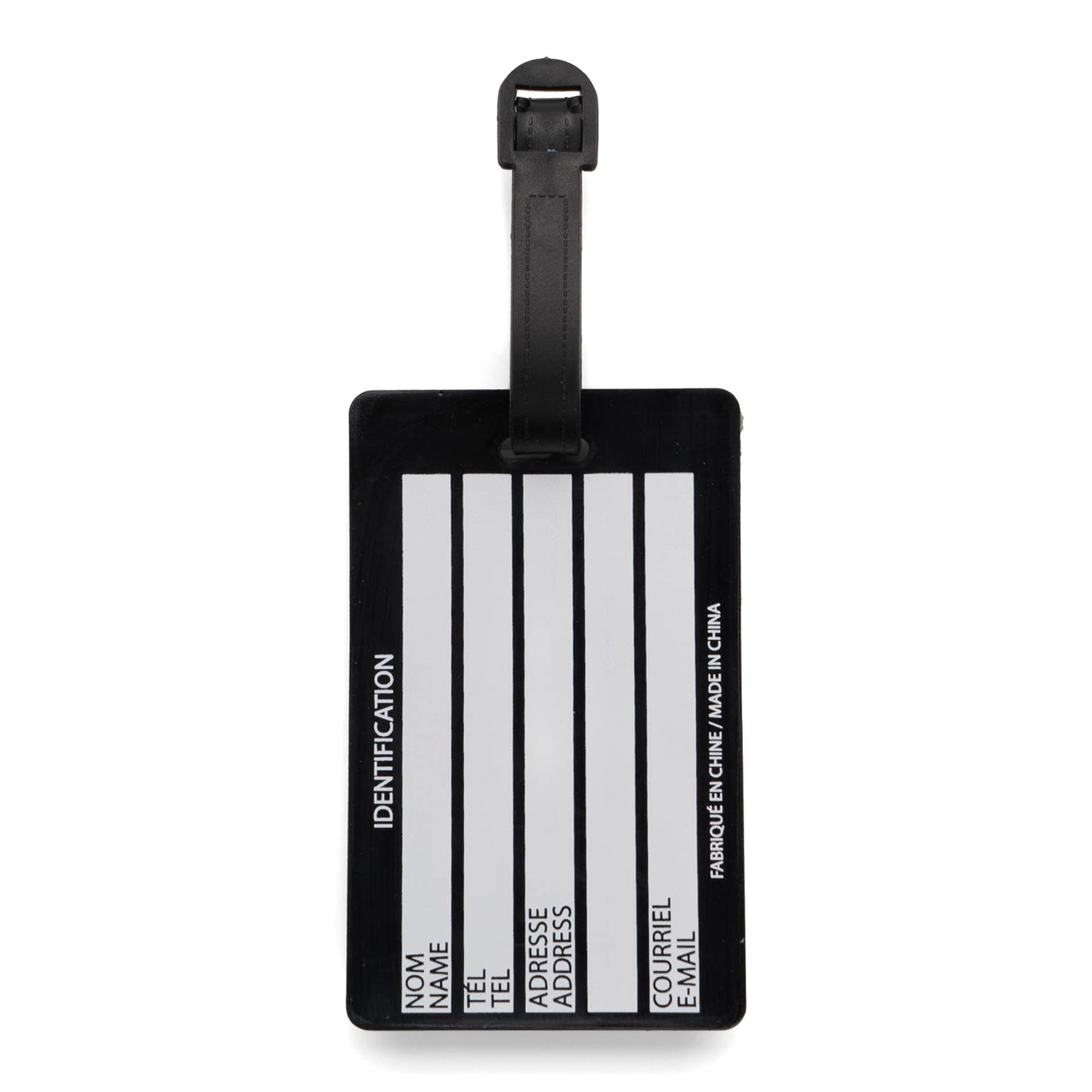 Étiquette d'identification pour bagages