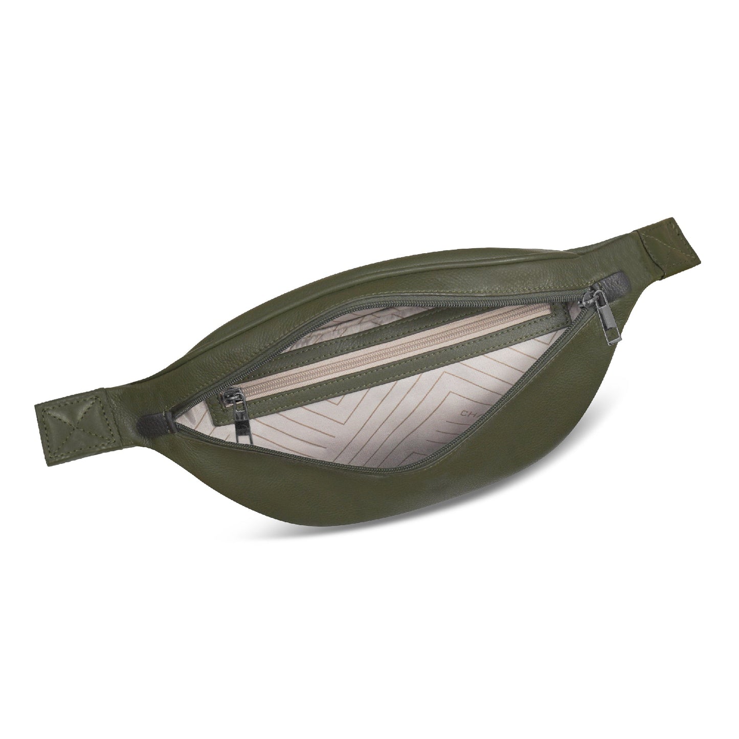 Sac banane en onyx et cuir