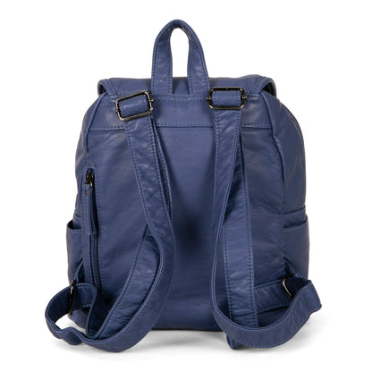 Sac à dos matelassé à rabat avant