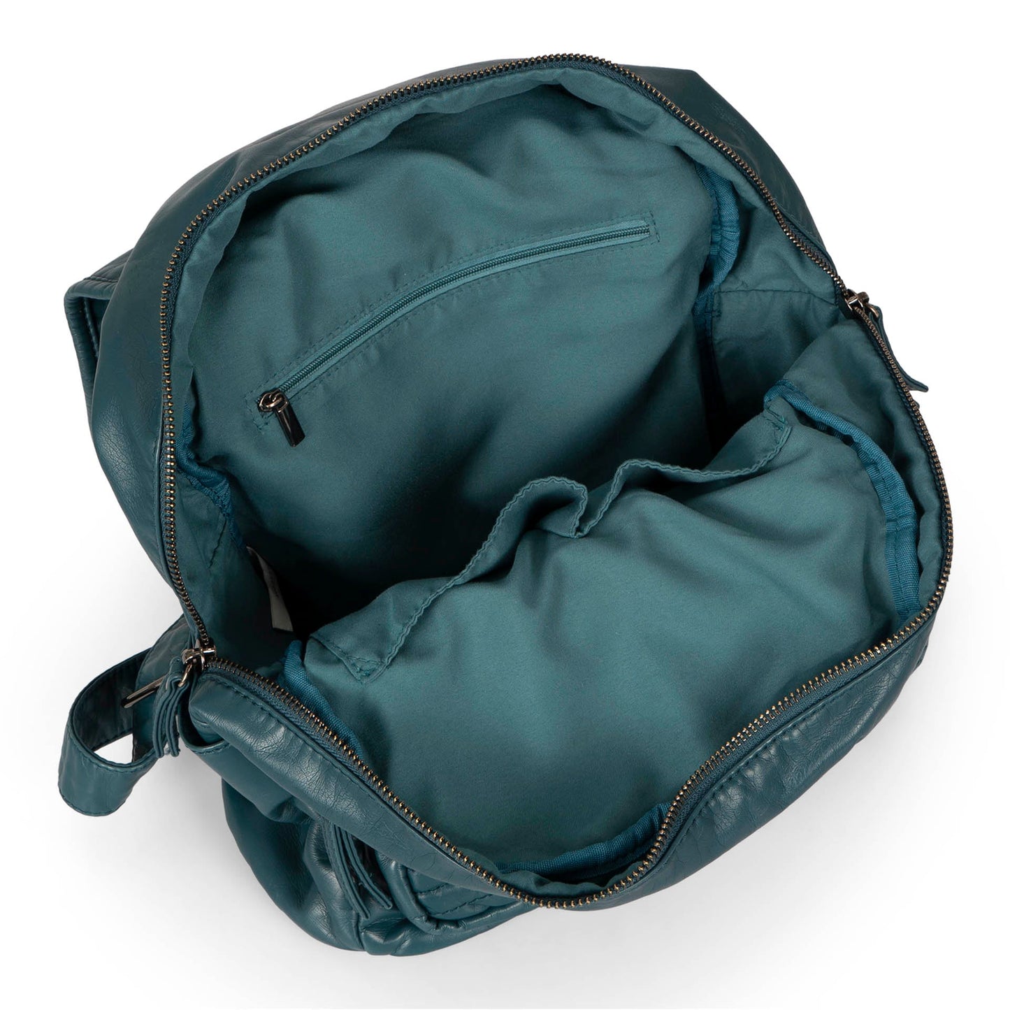 Sac à dos matelassé à rabat avant