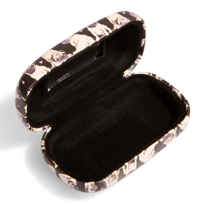 Étui à couvercle à pression Pug Hearts