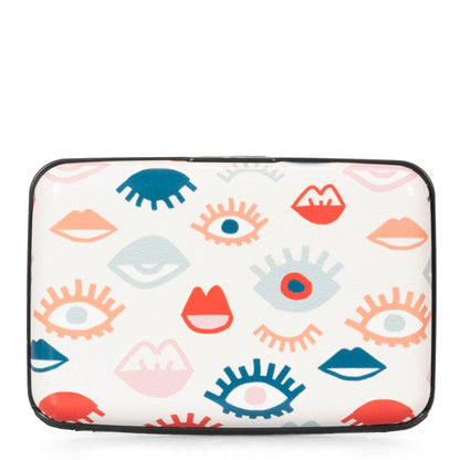 Porte-cartes en aluminium pour cils et lèvres