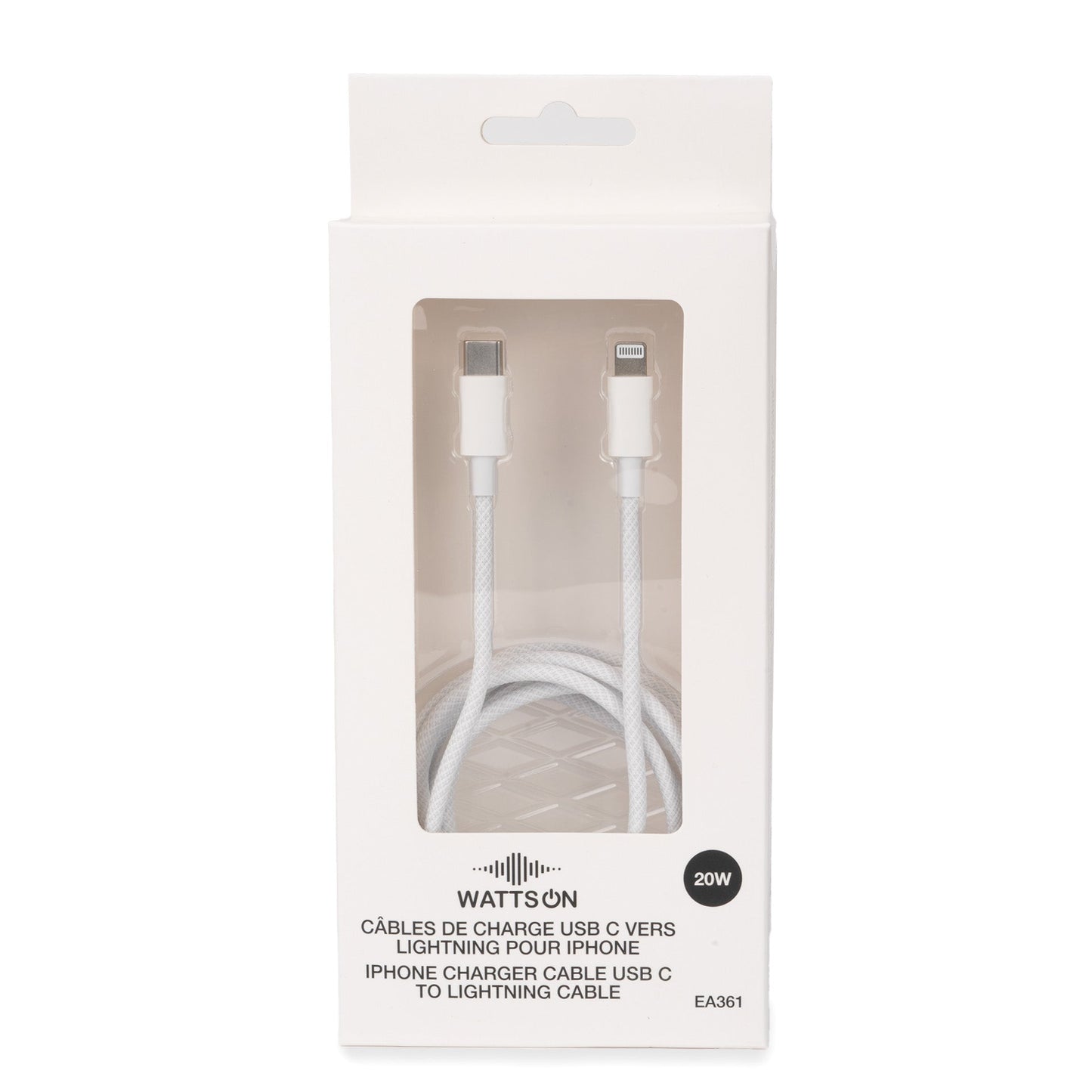 Câble tressé USB-C vers Apple