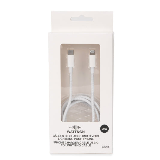 Câble tressé USB-C vers Apple