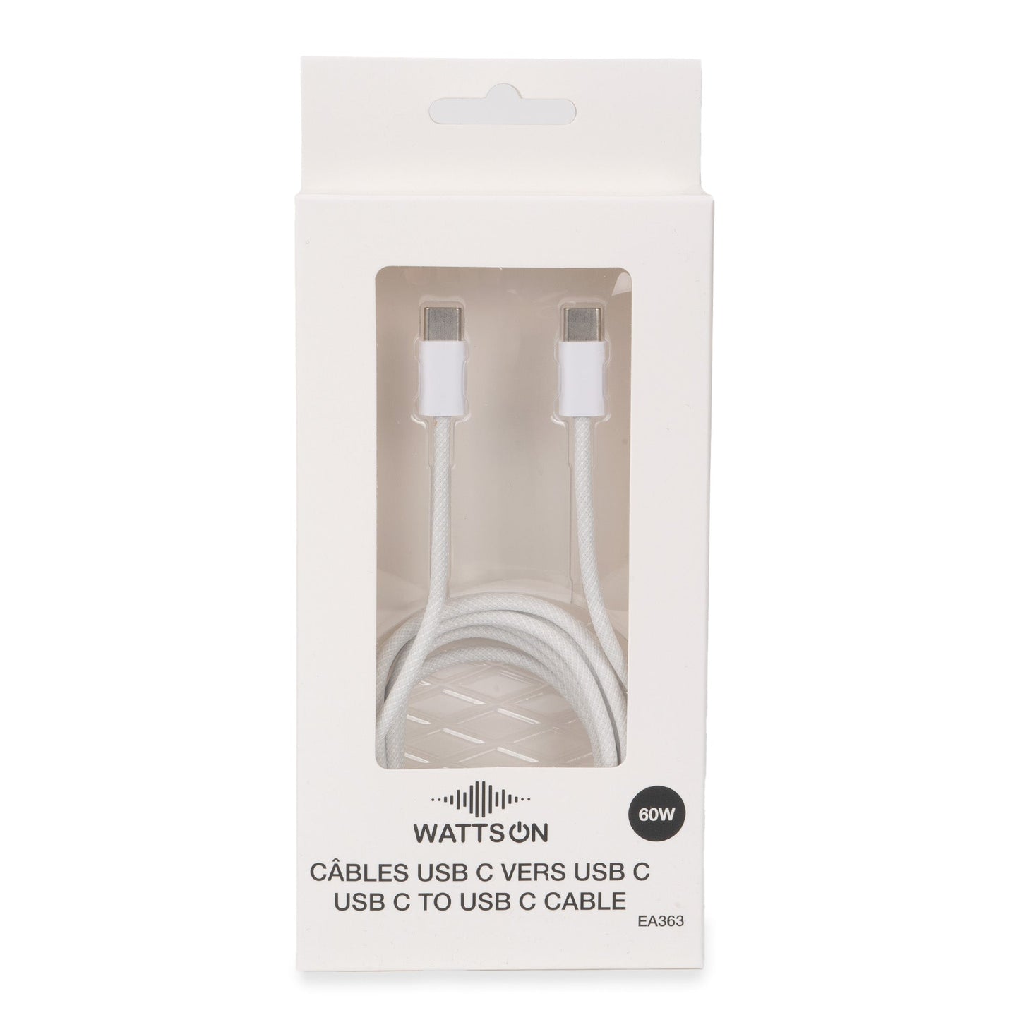 Câble tressé USB-C vers USB-C