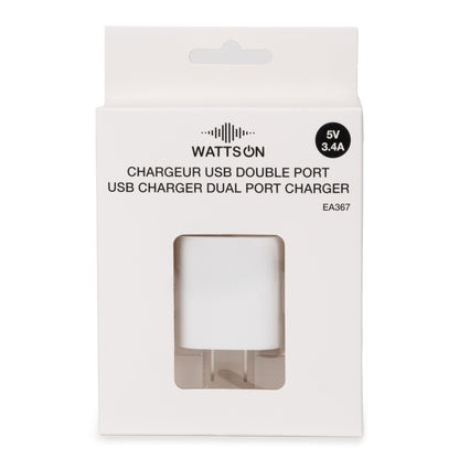 Chargeur à deux ports USB-A