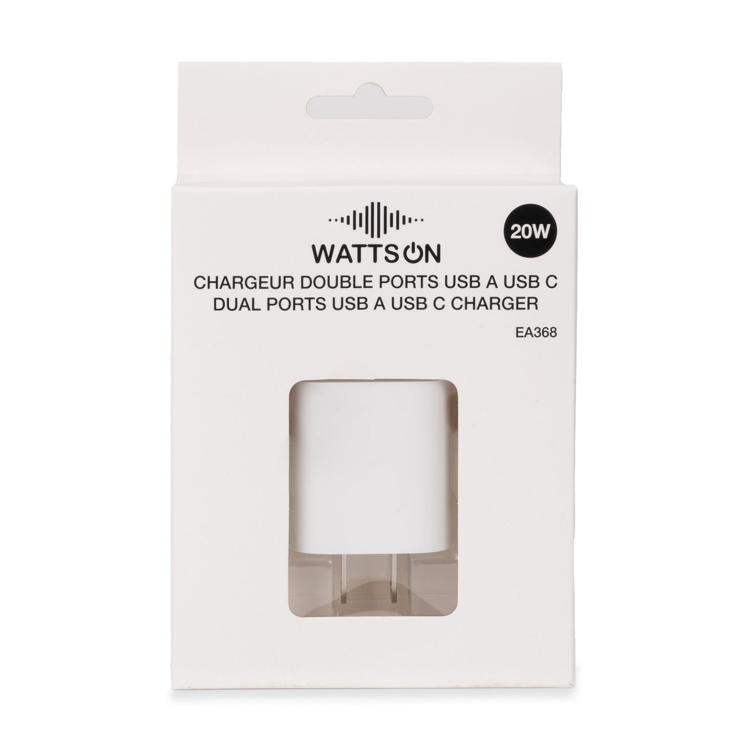 Chargeur double port PD+QC