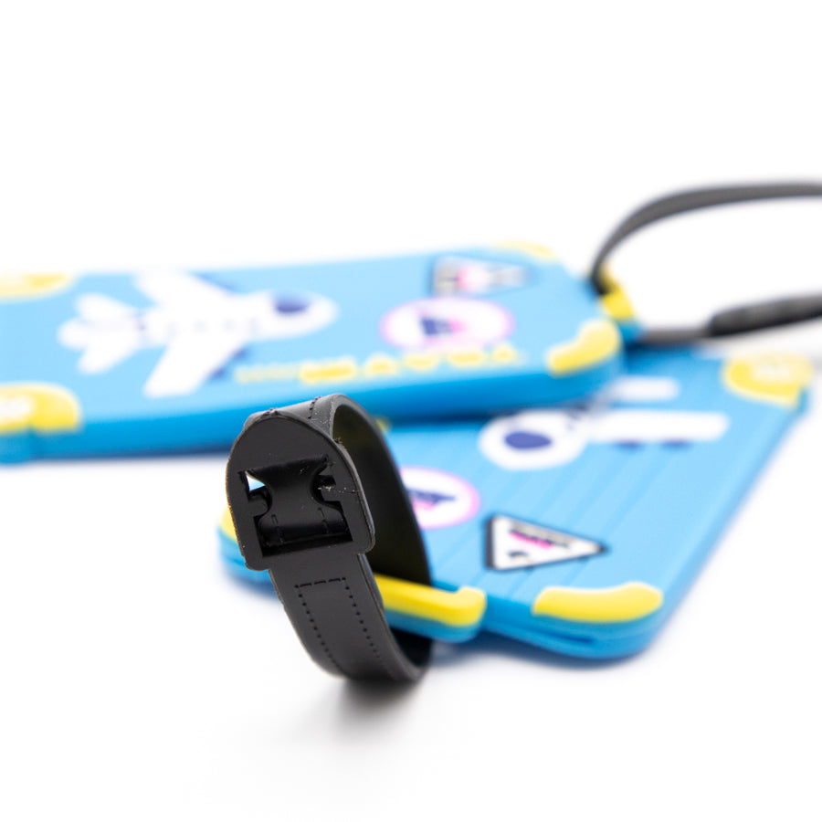 Étiquette d'identification de bagage d'avion Tracker