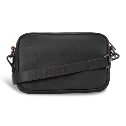 Sac photo en onyx/cuir