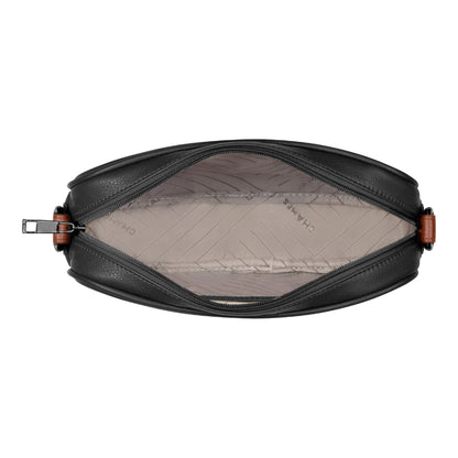 Sac photo en onyx/cuir