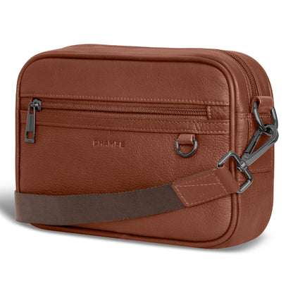 Sac photo en onyx/cuir