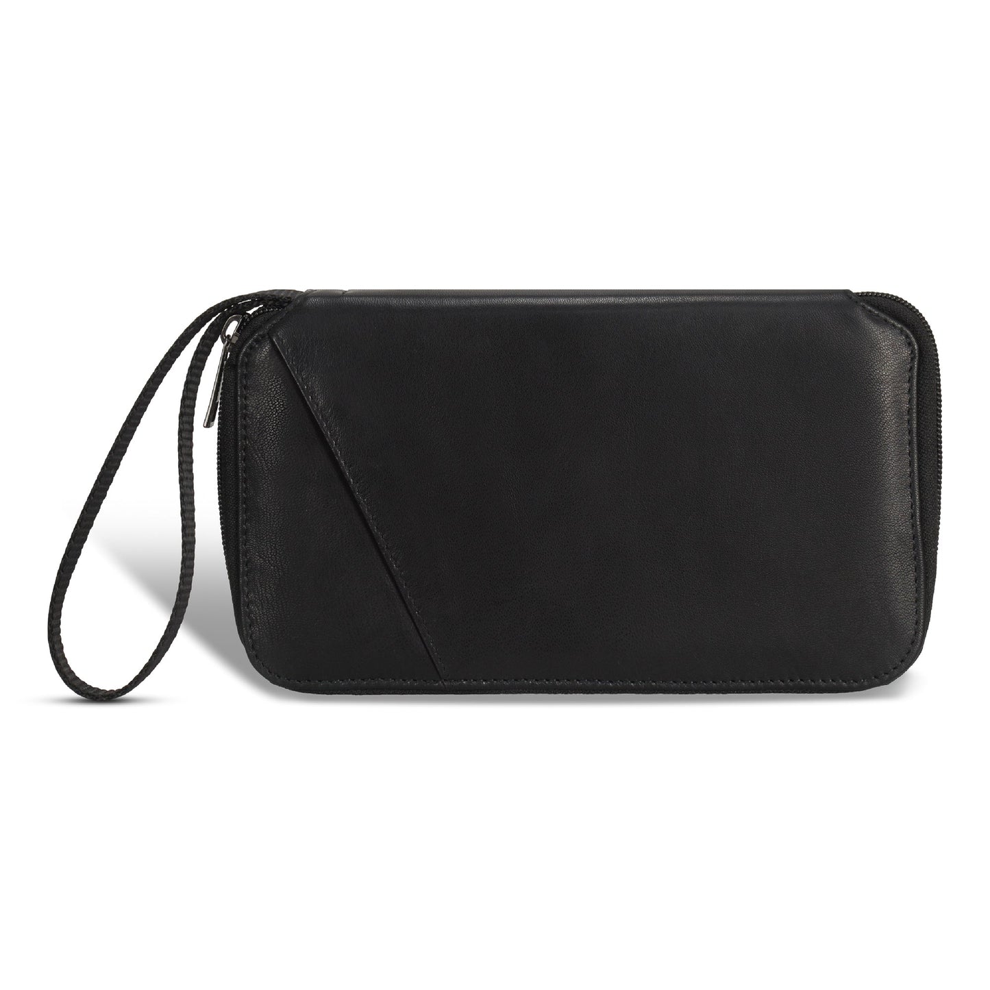 Étui à passeport multiple en onyx et cuir