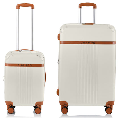 Ensemble de bagages vintage / 2 pièces